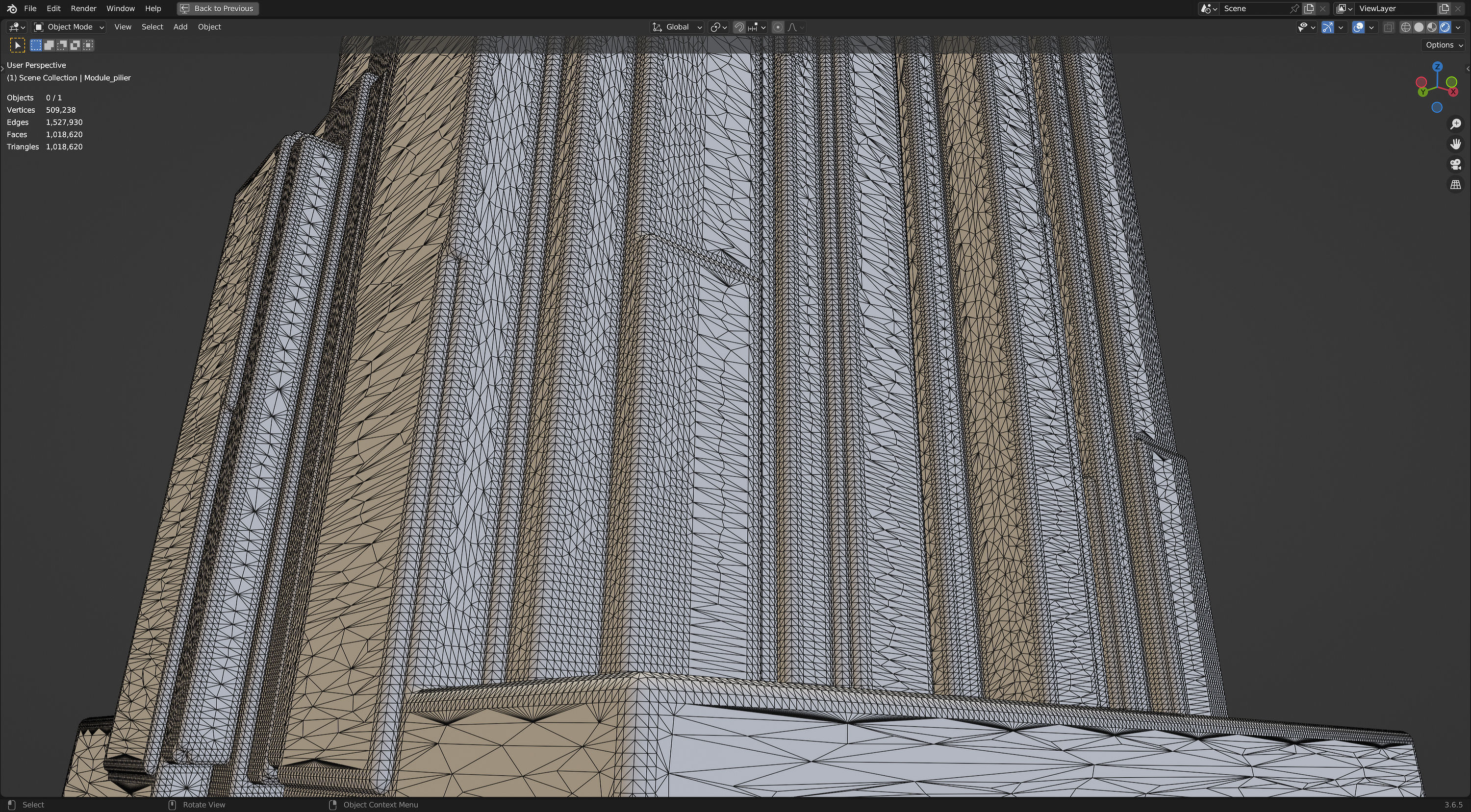 Modern Portico 3D model_12