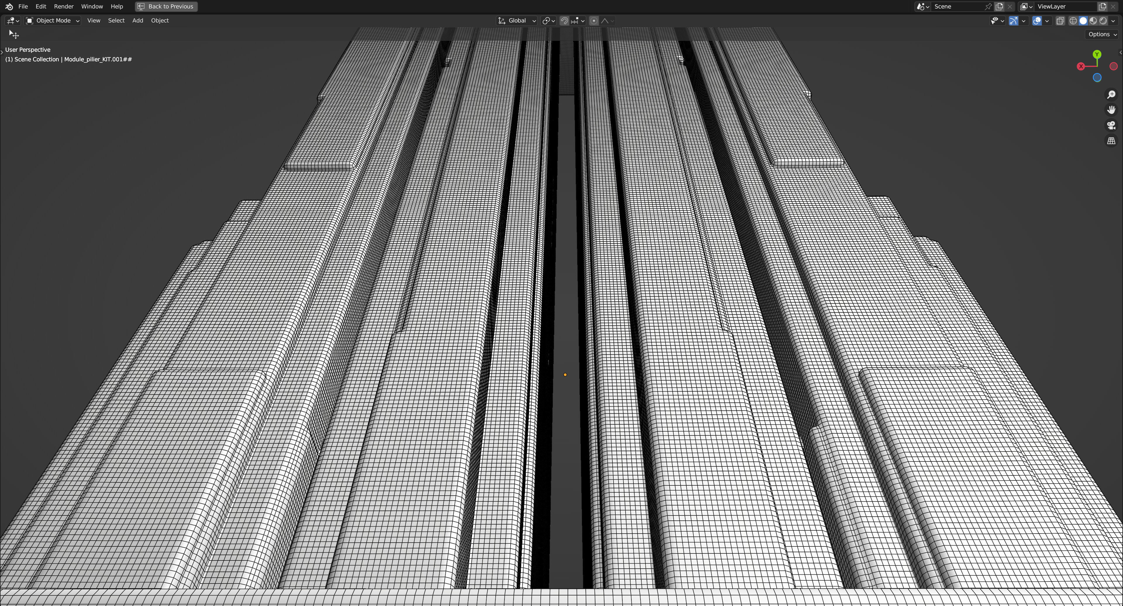 Modern Portico 3D model_9