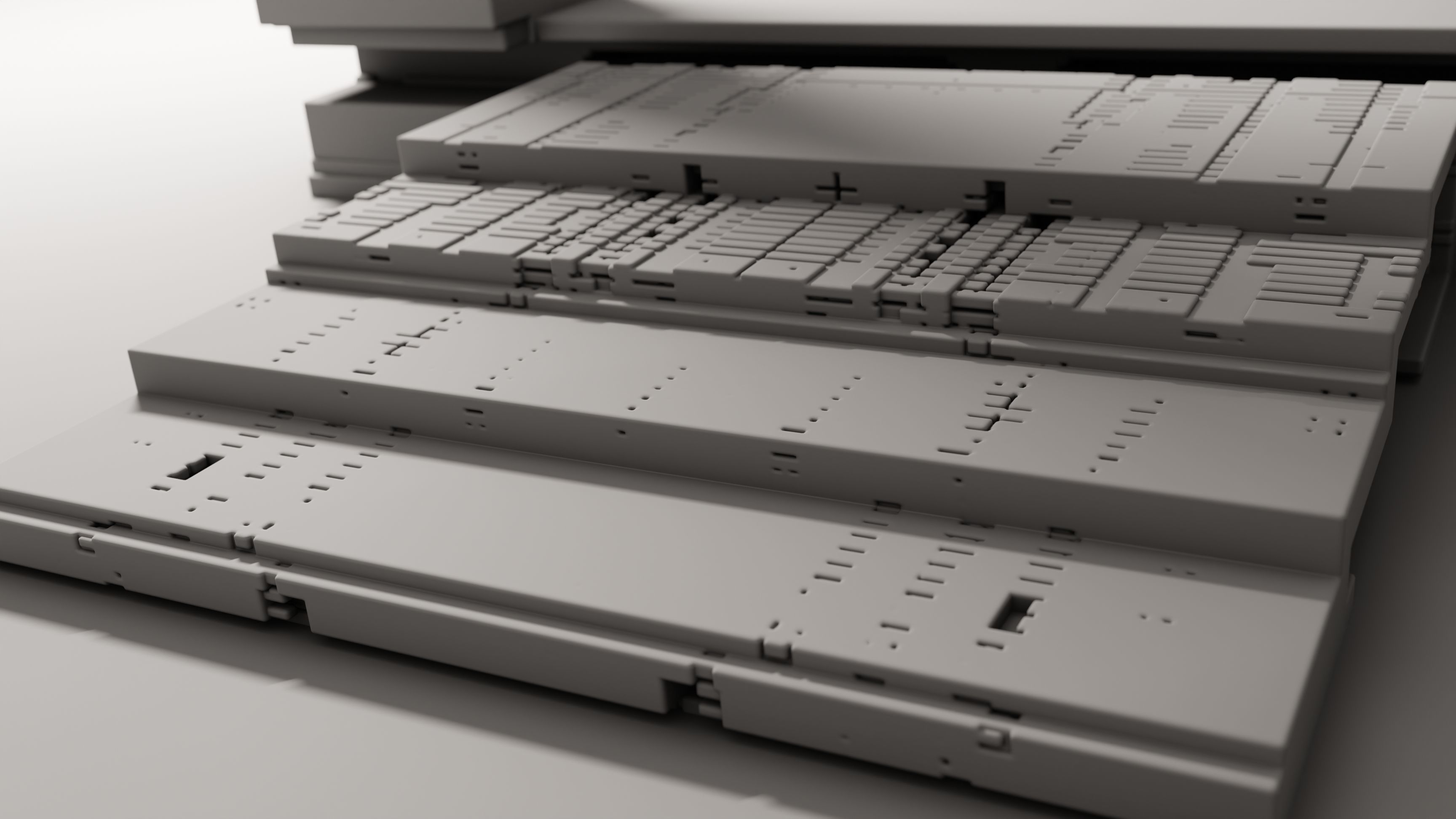 Modern Portico 3D model_5