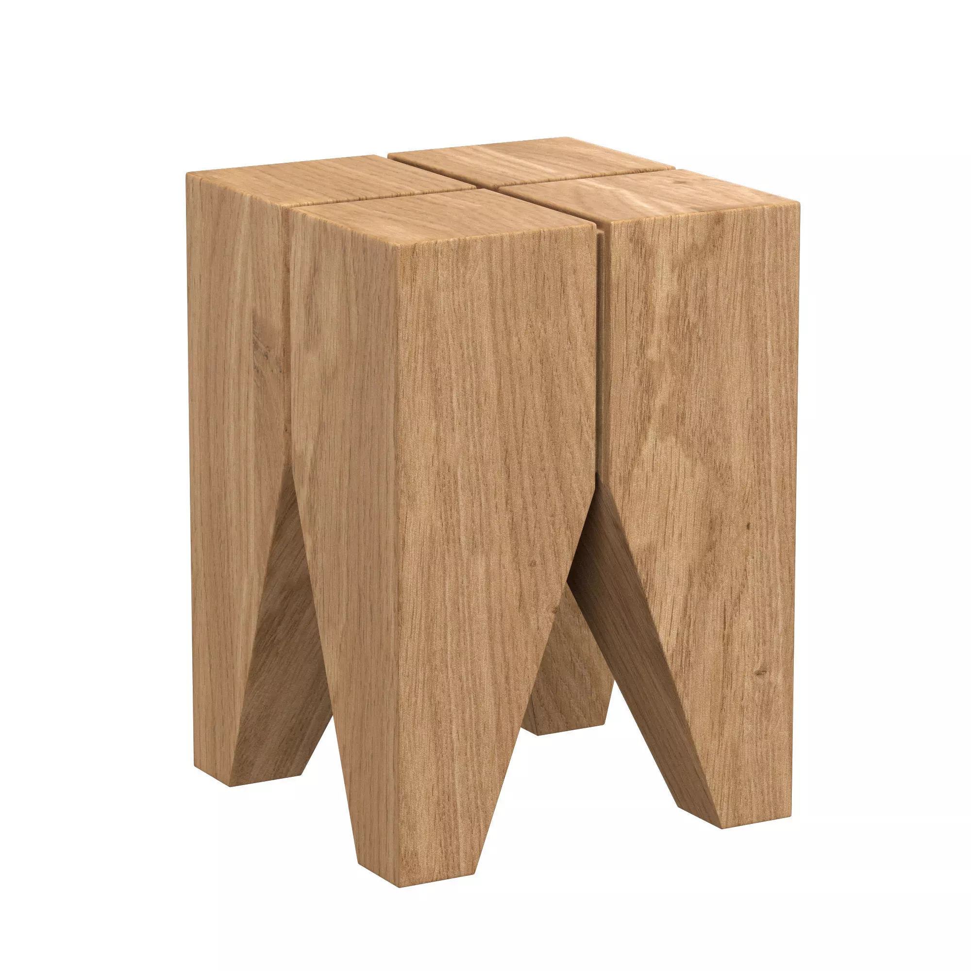 Pure Triangle Side Table 3D model_0