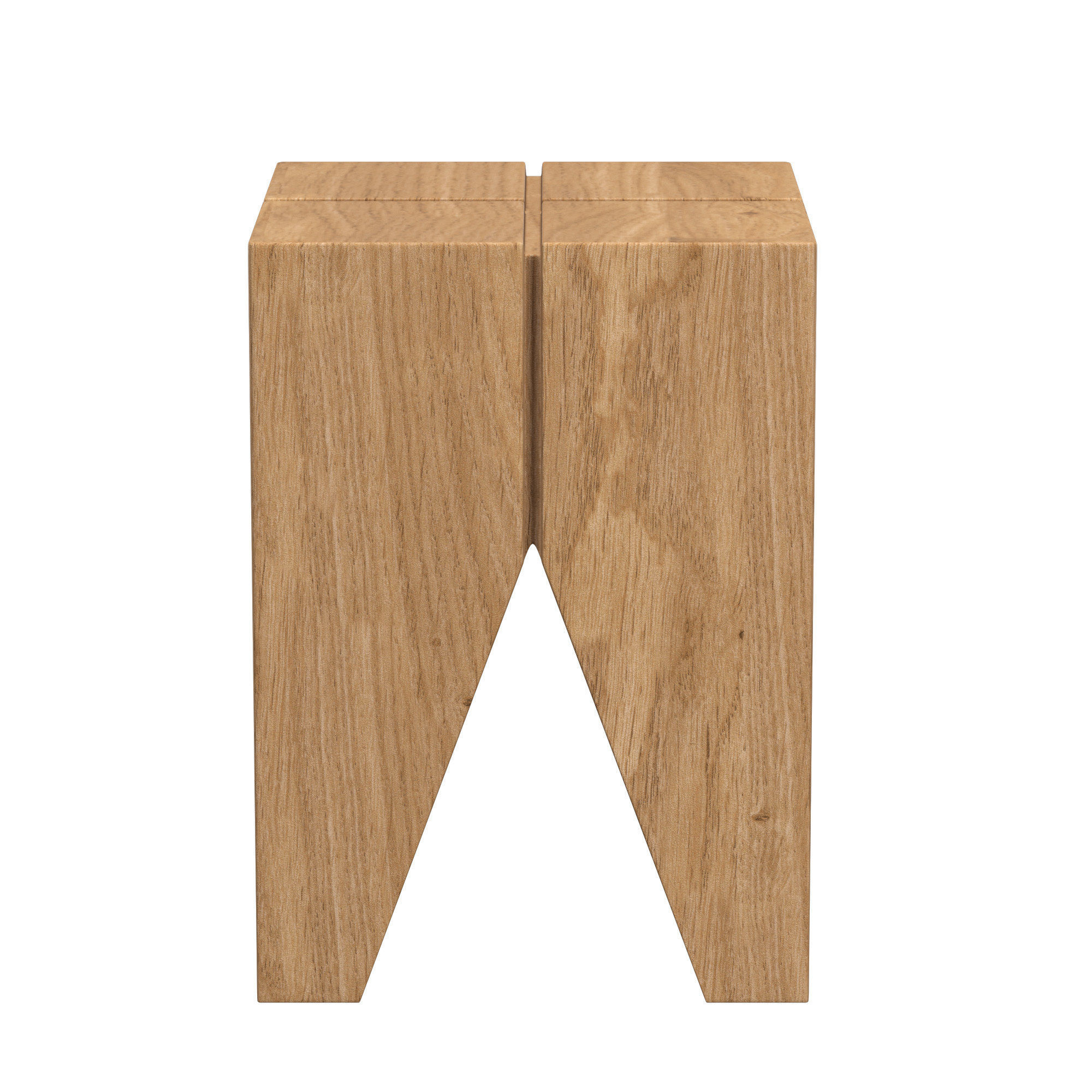 Pure Triangle Side Table 3D model_1