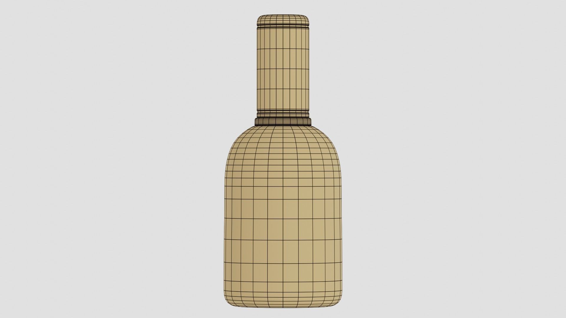 Black Cosmetic Bottle 02 3D model_6