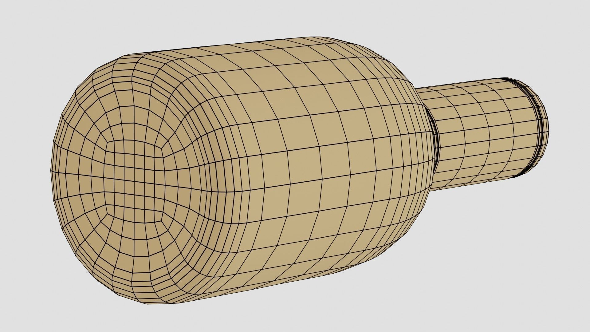 Black Cosmetic Bottle 02 3D model_10