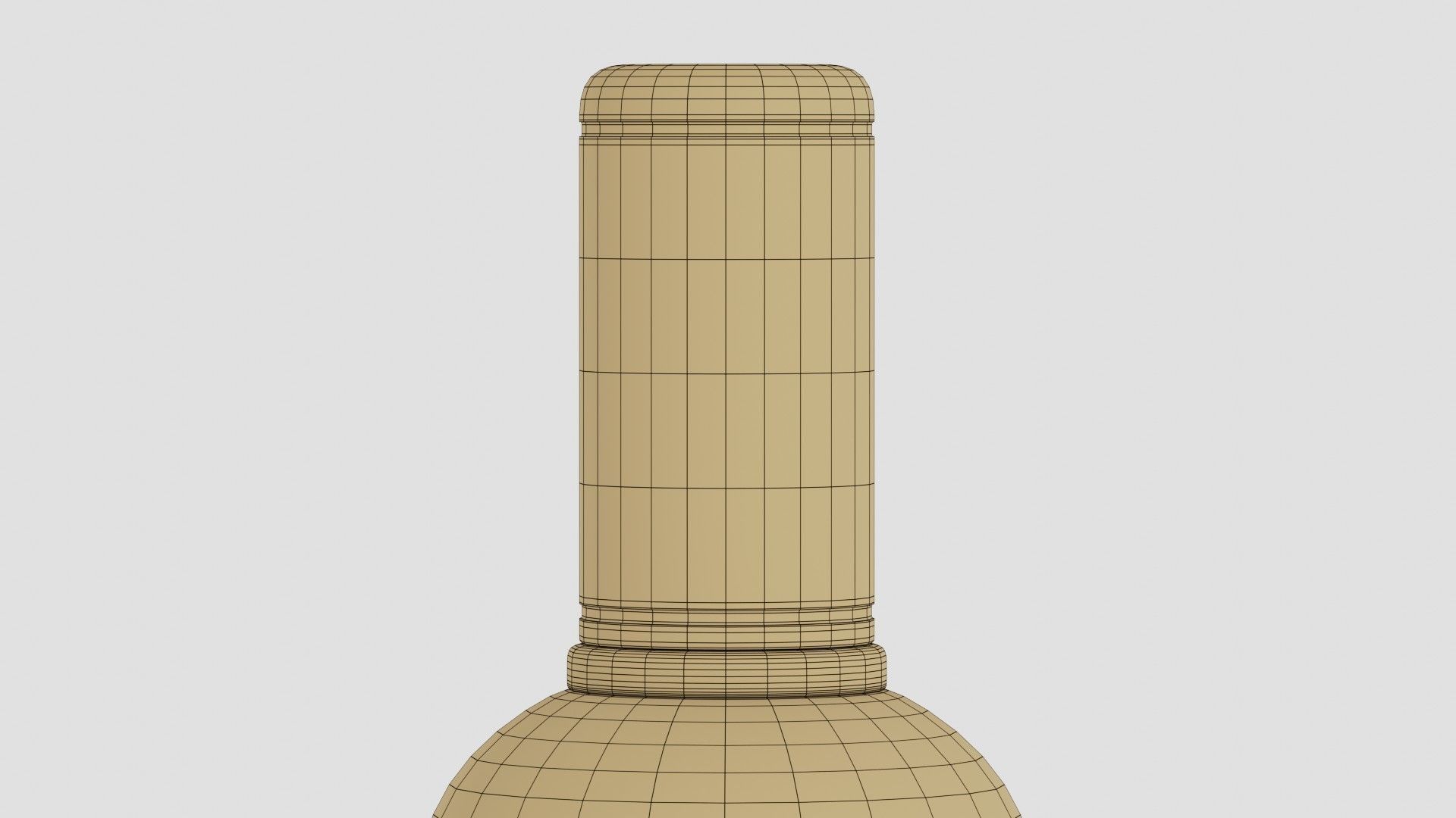 Black Cosmetic Bottle 02 3D model_7