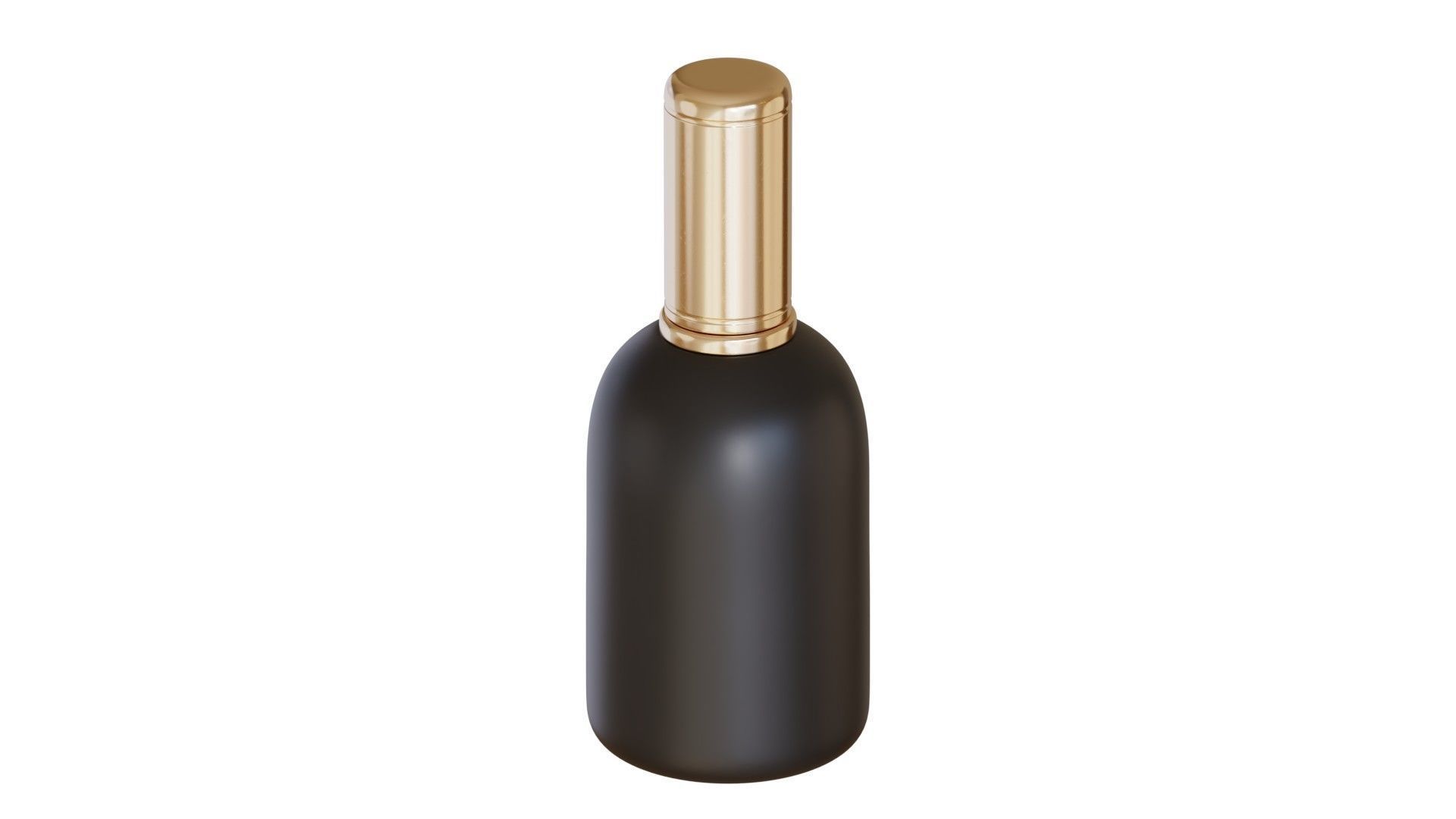 Black Cosmetic Bottle 02 3D model_2