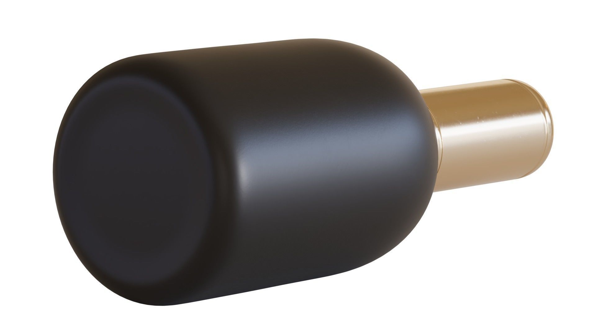 Black Cosmetic Bottle 02 3D model_5
