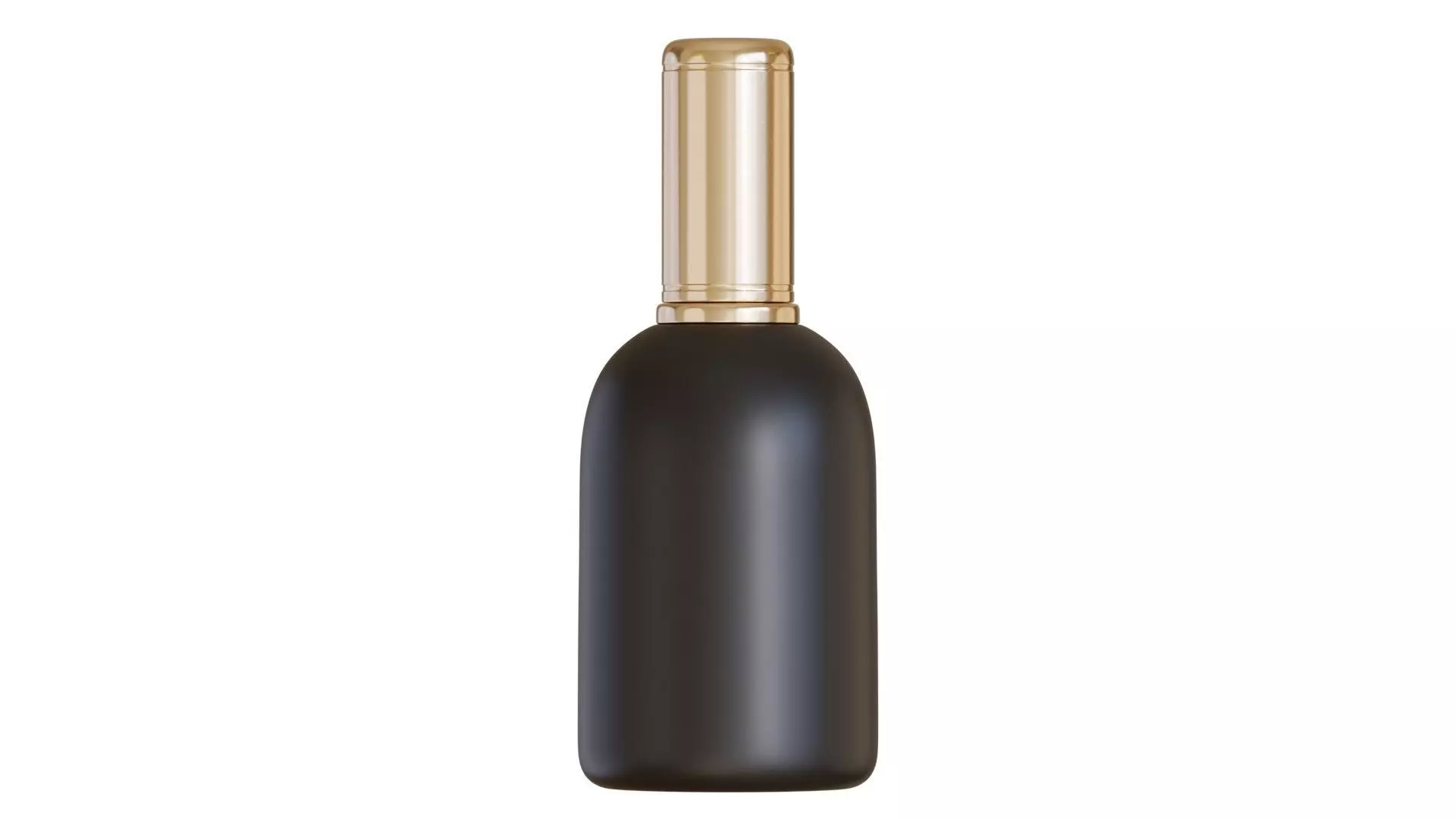 Black Cosmetic Bottle 02 3D model_0