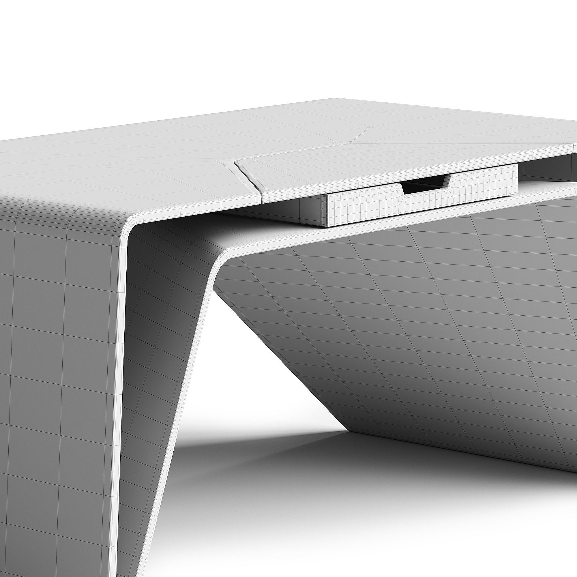 MEBEUS desk By DWFI 3D model_2