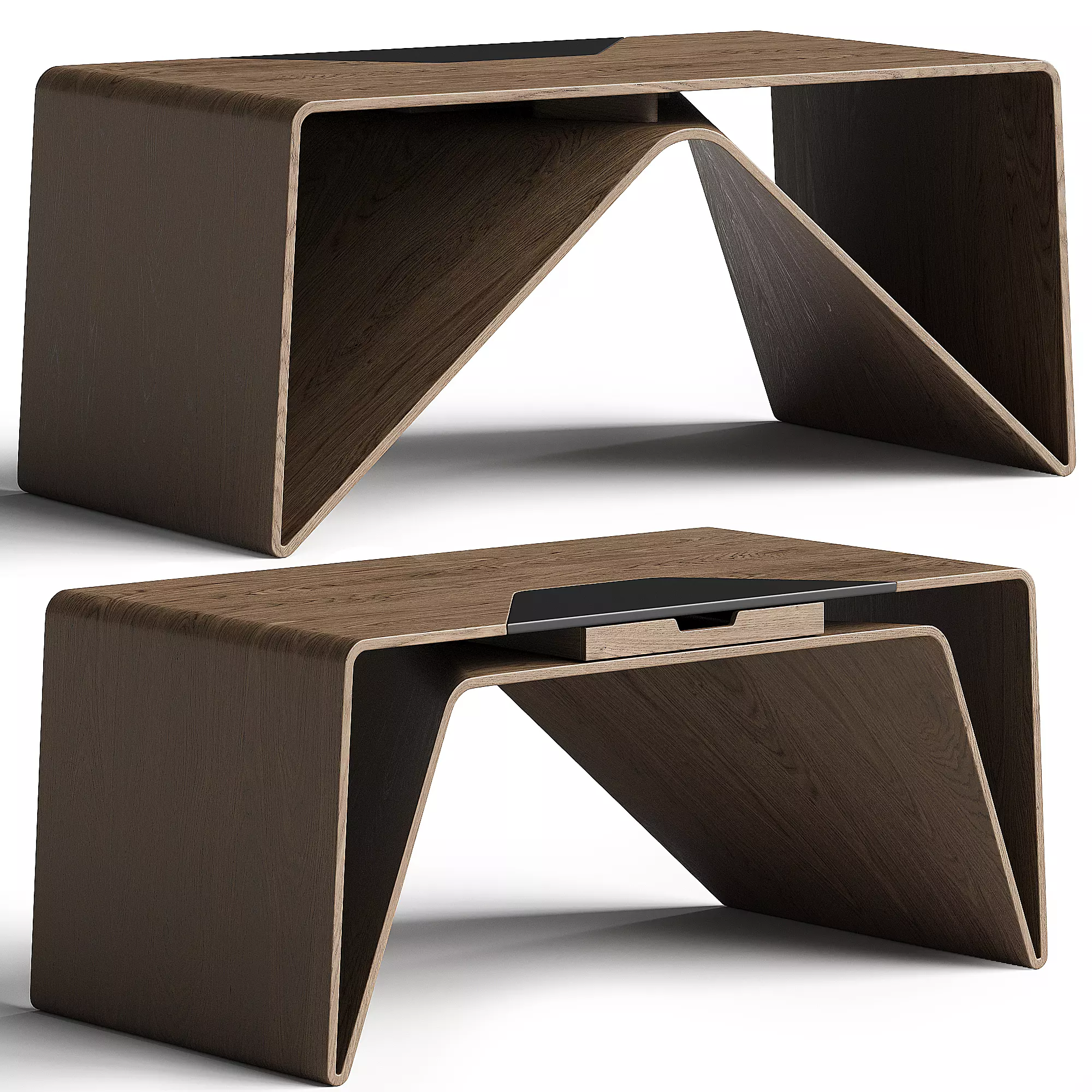 MEBEUS desk By DWFI 3D model_0