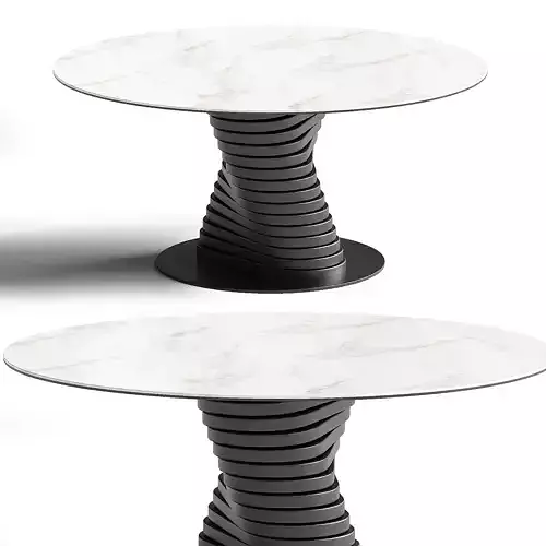 ROTOLO Ceramic table By EFORMA
