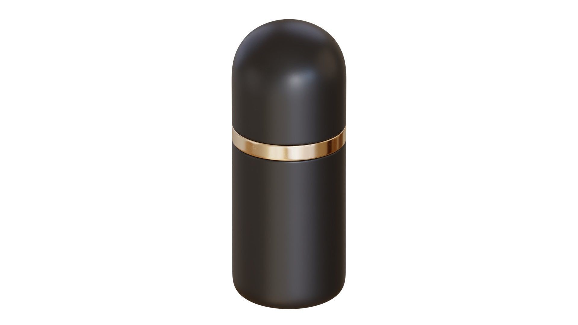 Black Cosmetic Bottle 03 3D model_2