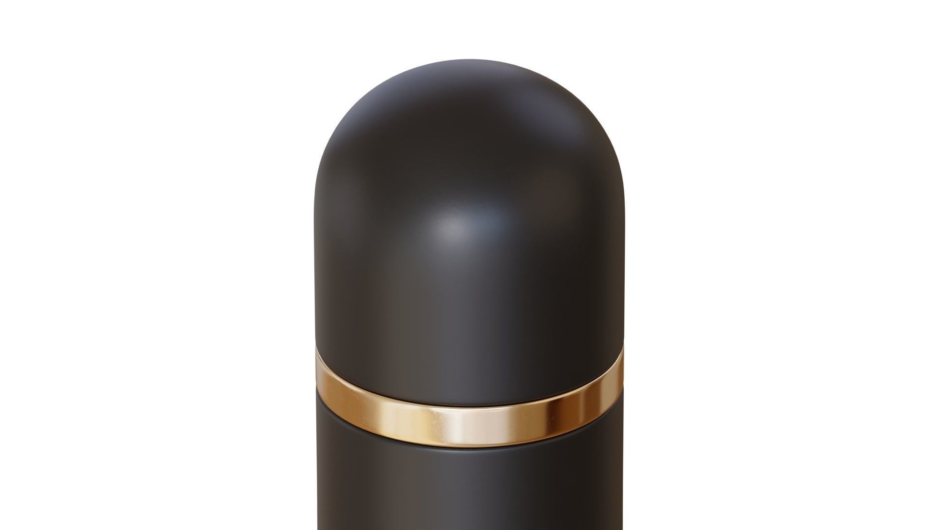 Black Cosmetic Bottle 03 3D model_4