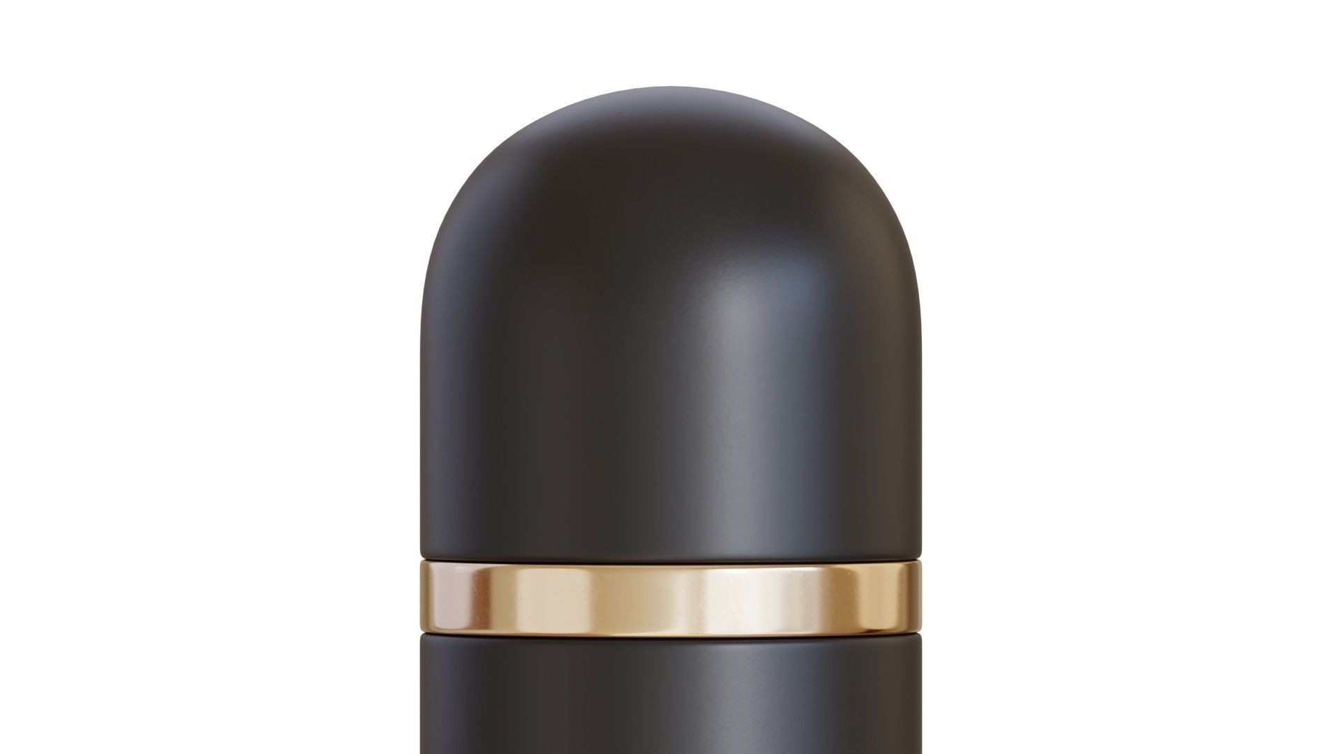 Black Cosmetic Bottle 03 3D model_1
