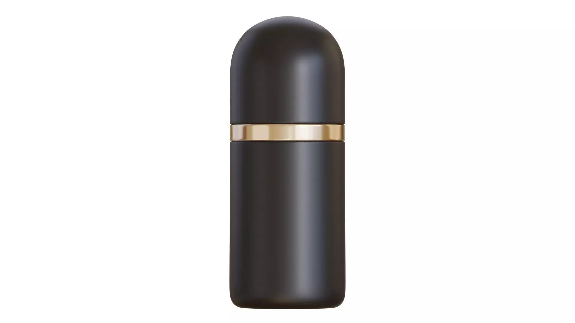 Black Cosmetic Bottle 03 3D model_0