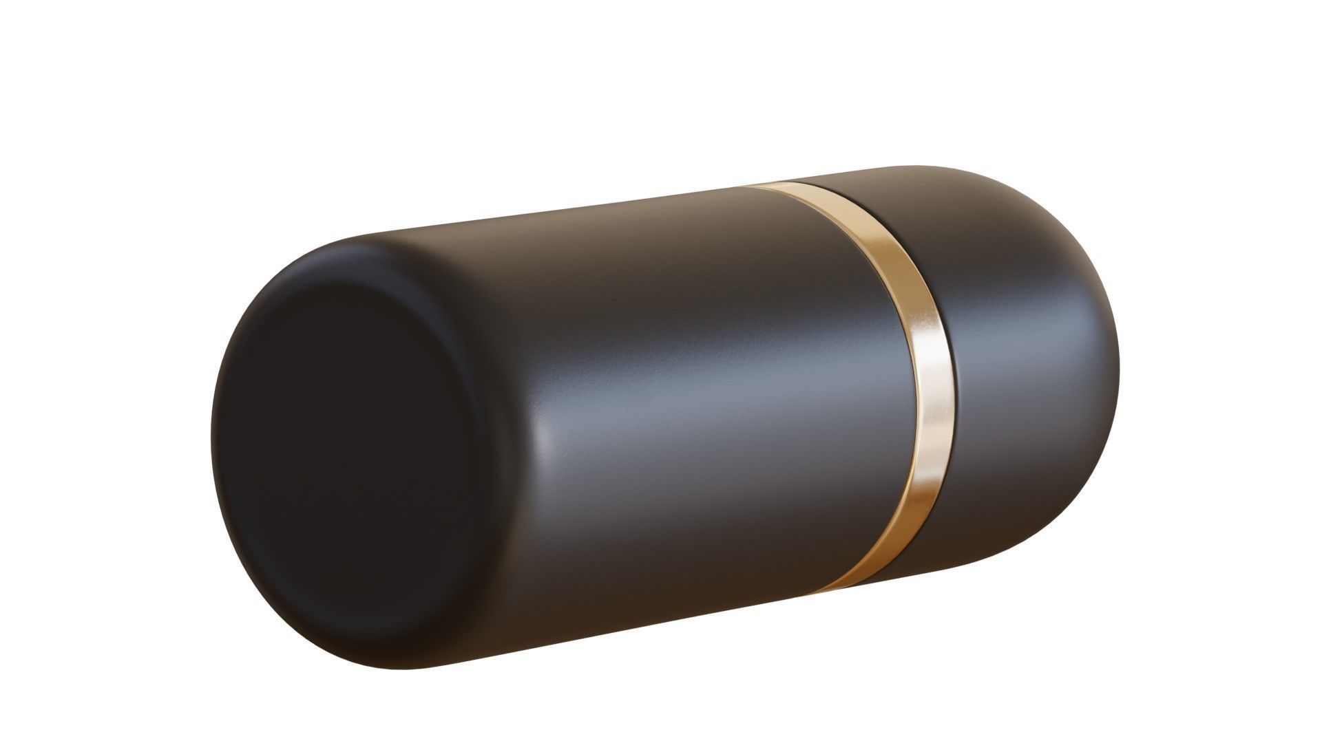 Black Cosmetic Bottle 03 3D model_5