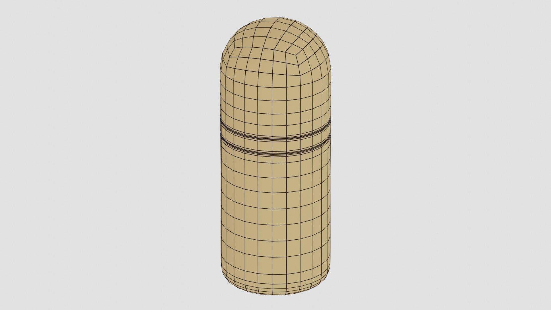 Black Cosmetic Bottle 03 3D model_7
