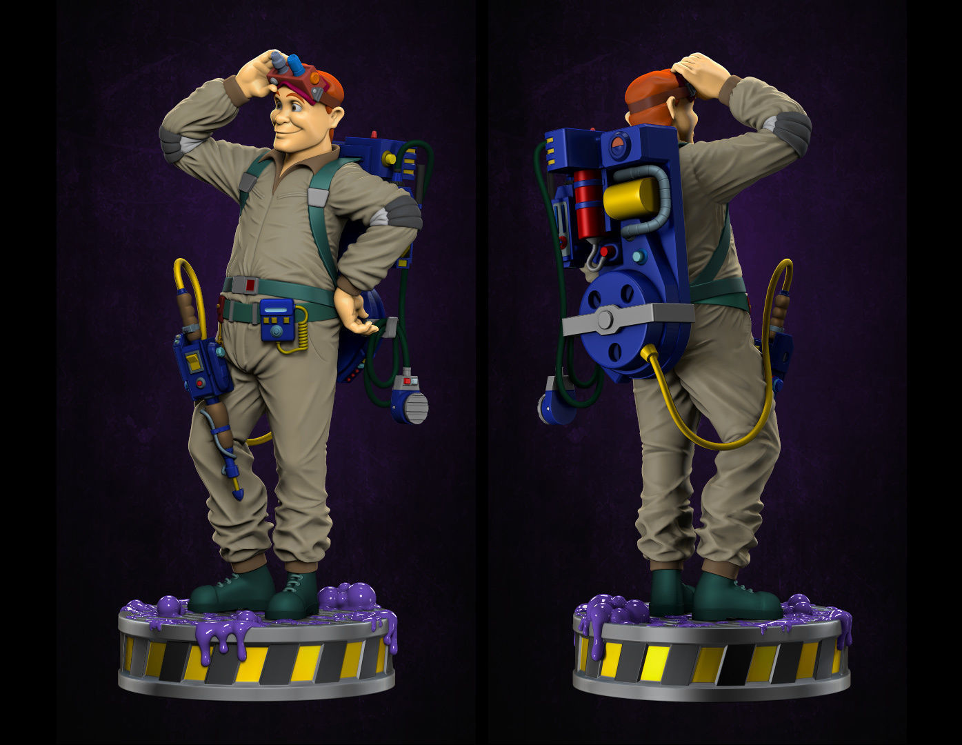 The Real Ghostbusters Ray Stantz Fan Art 3D print model 3D print model_1