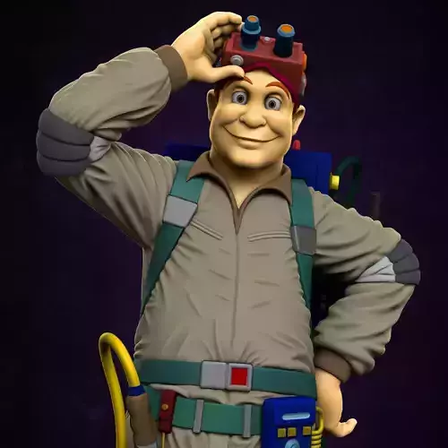 The Real Ghostbusters Ray Stantz Fan Art 3D print model 3D print model