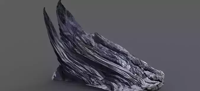 Ice Panicle spiral curved rock