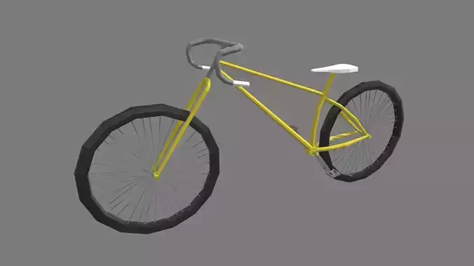 Low Poly Bicycle 02