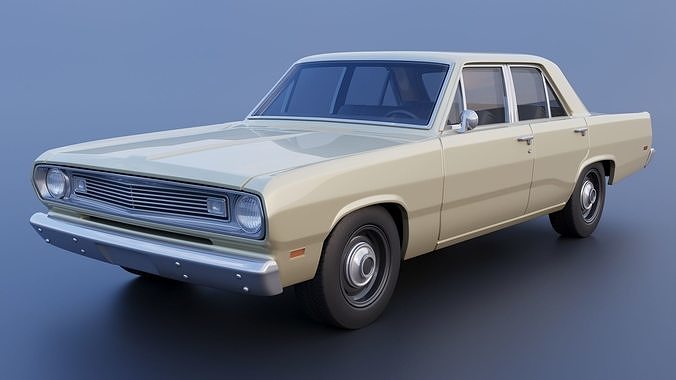 Plymouth Valiant 4 Door 1970 3D print model 3