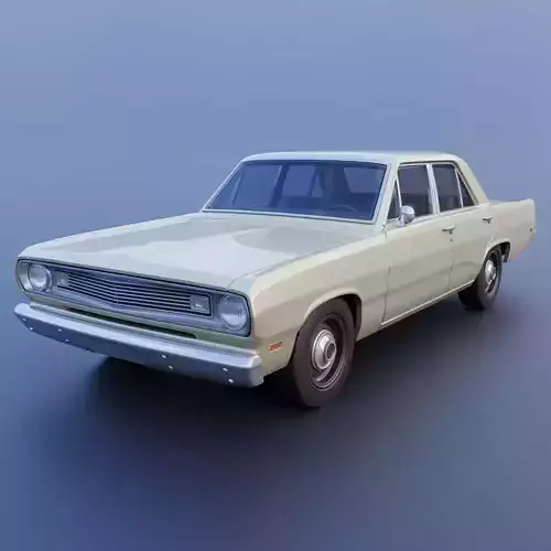 Plymouth Valiant 4 Door 1970 3D print model