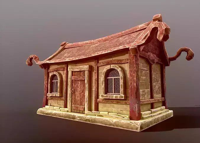Stylized Medieval House