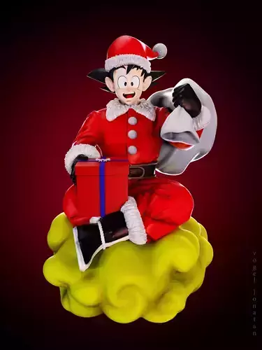 Goku Navidad 3D print model