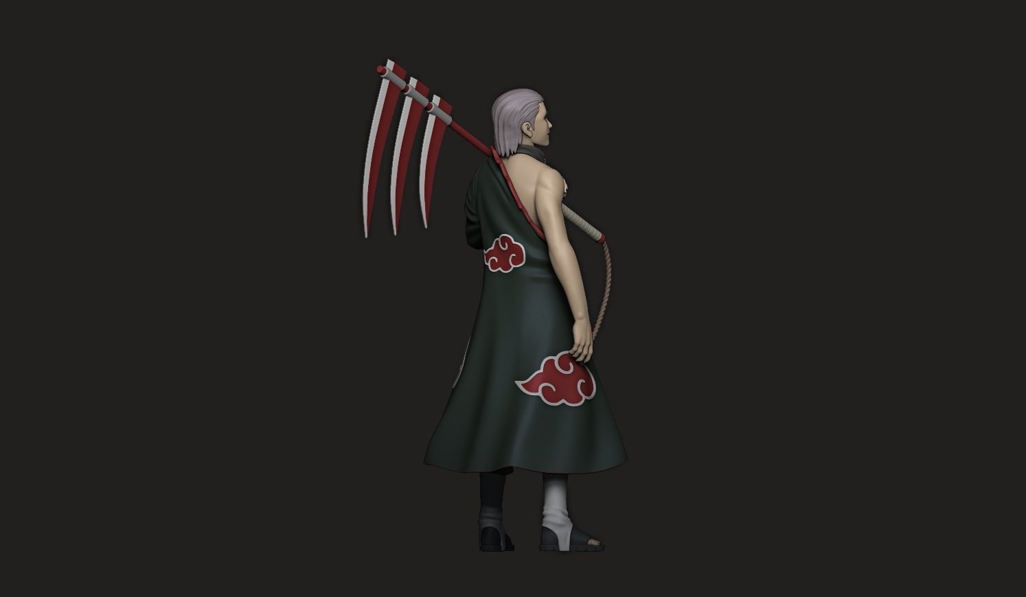 Hidan Akatsuki from Naruto 3D print model_2