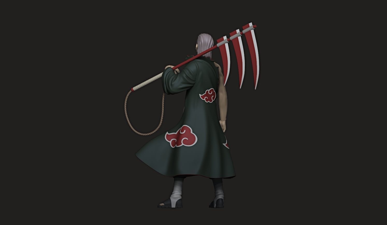 Hidan Akatsuki from Naruto 3D print model_3