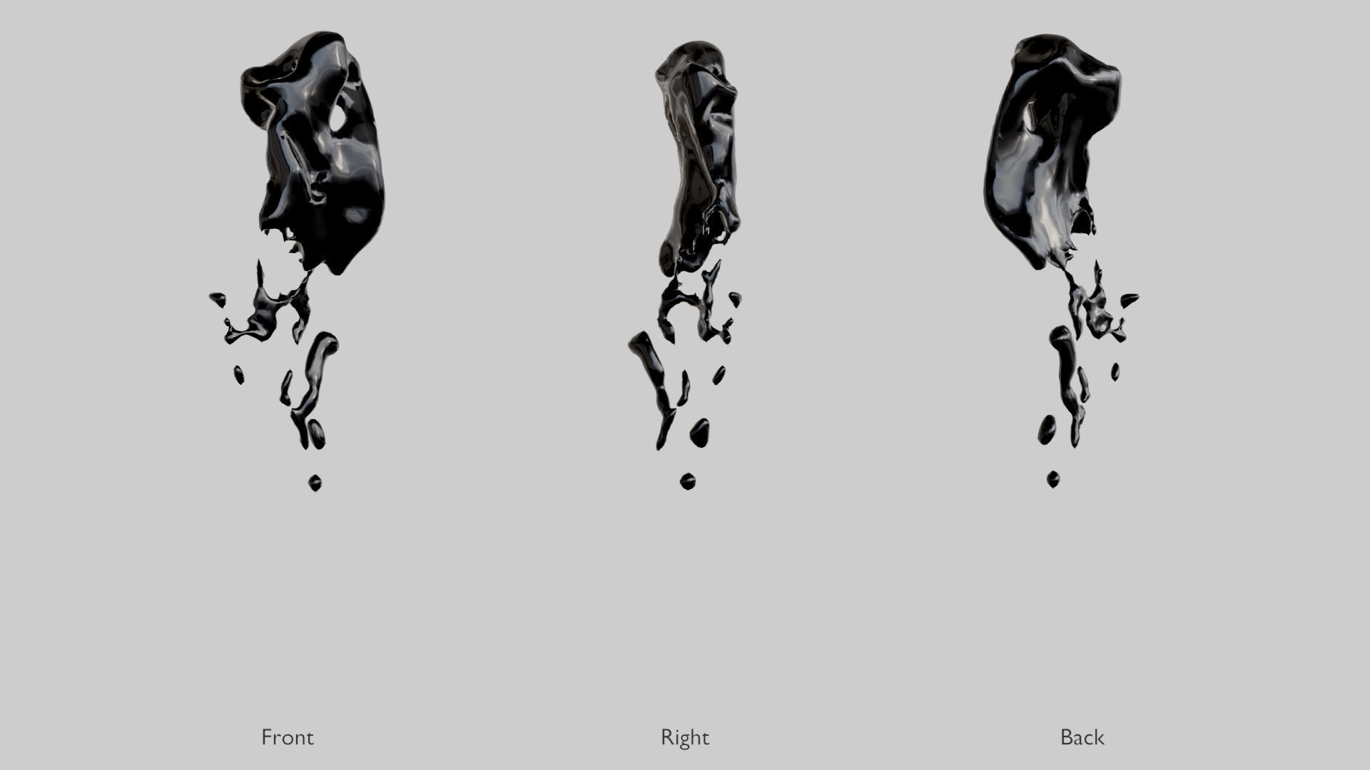 Liquid Drips Animation 3D model animated | CGTrader