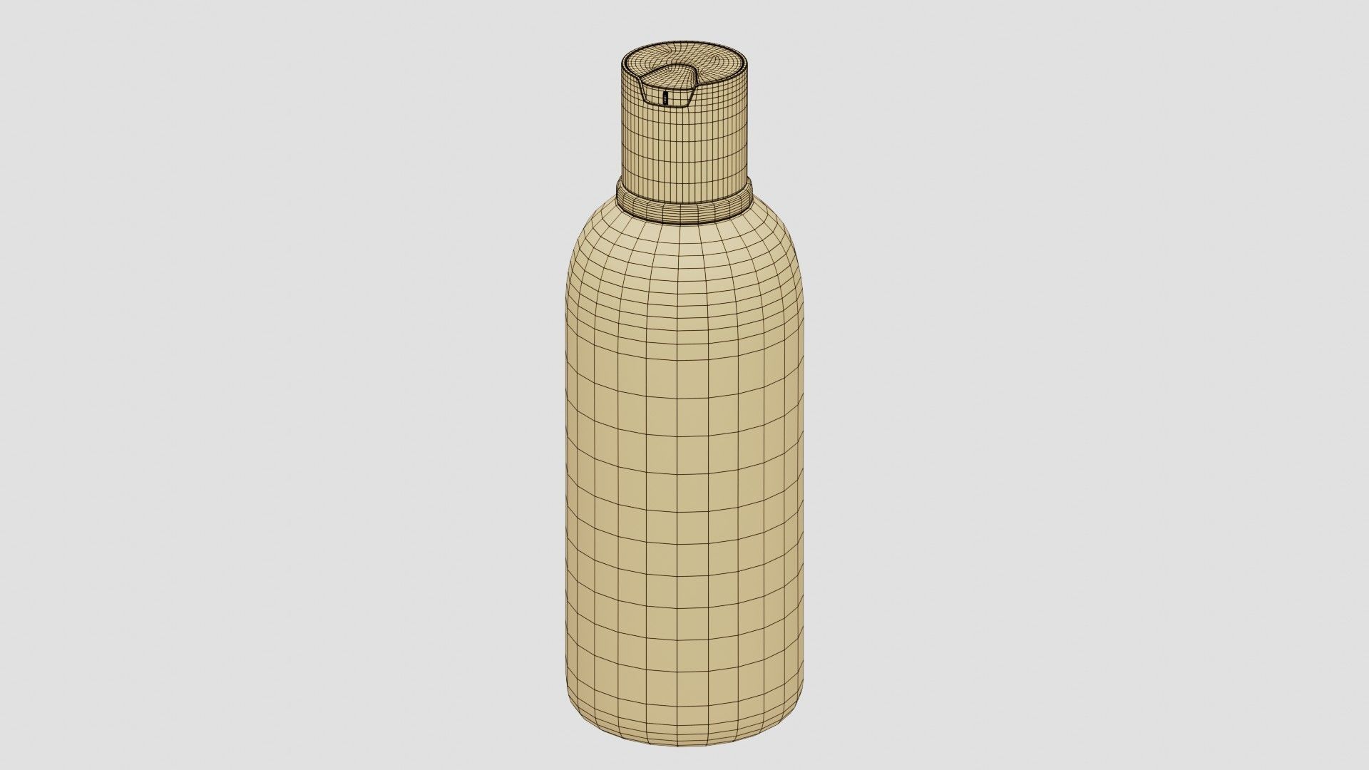 Black Cosmetic Bottle 04 3D model_8