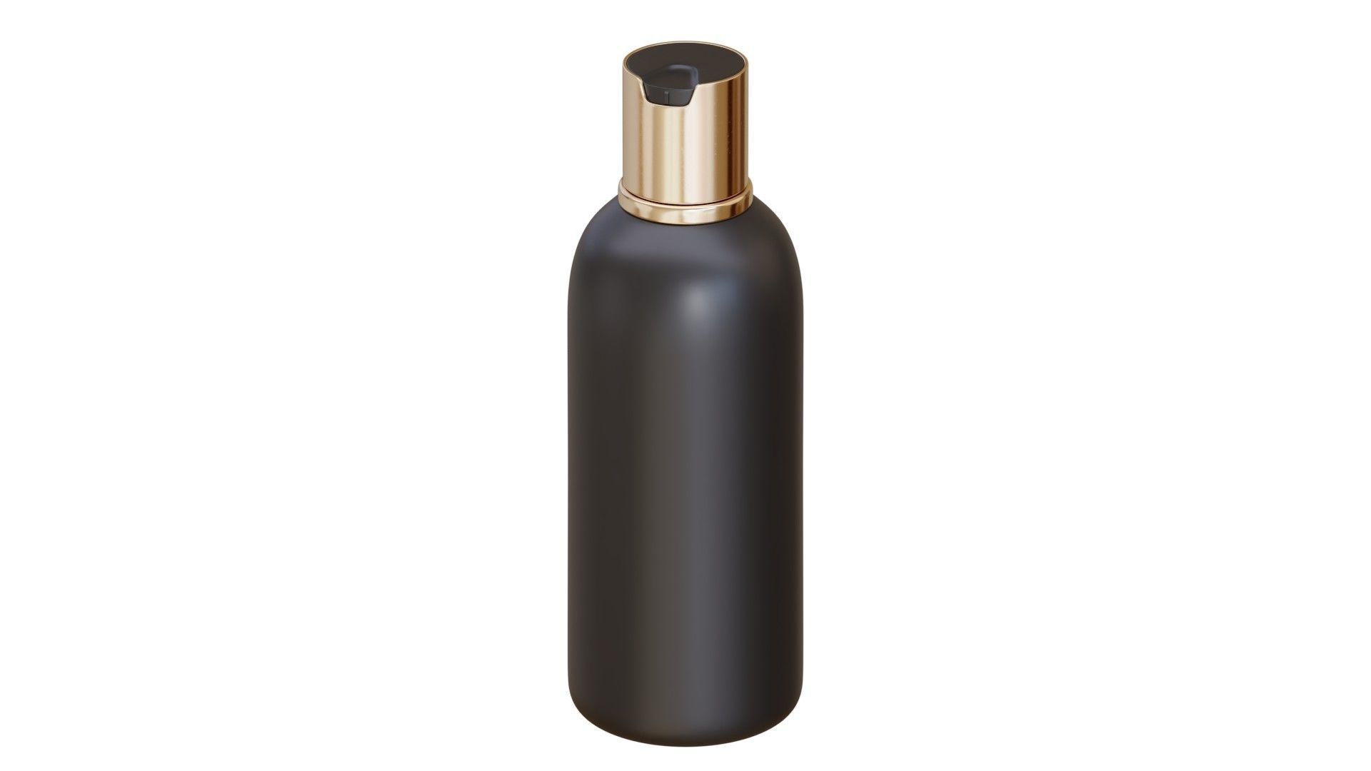 Black Cosmetic Bottle 04 3D model_3