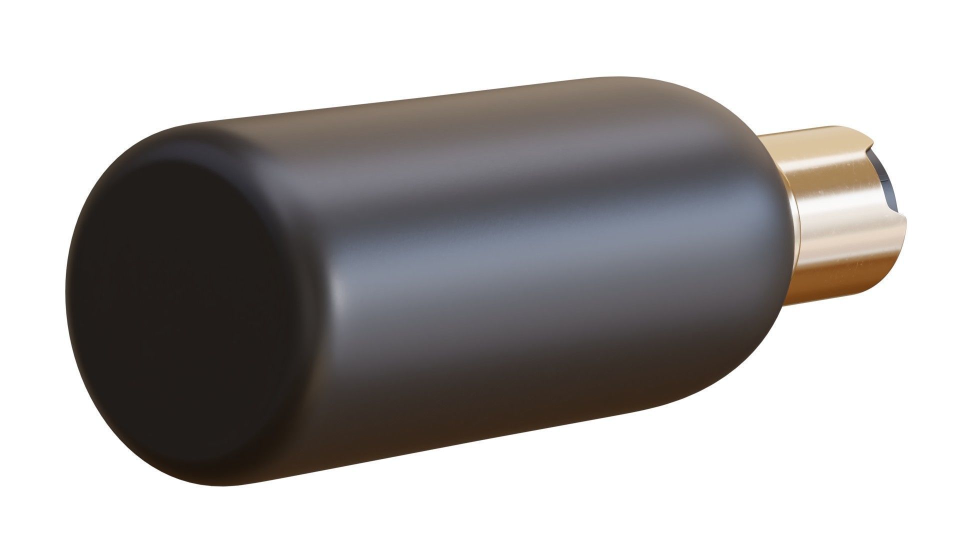 Black Cosmetic Bottle 04 3D model_5