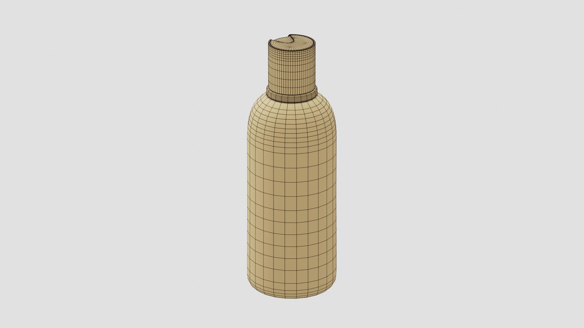 Black Cosmetic Bottle 04 3D model_9
