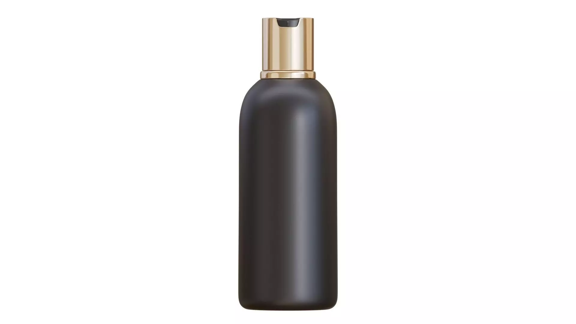 Black Cosmetic Bottle 04 3D model_0