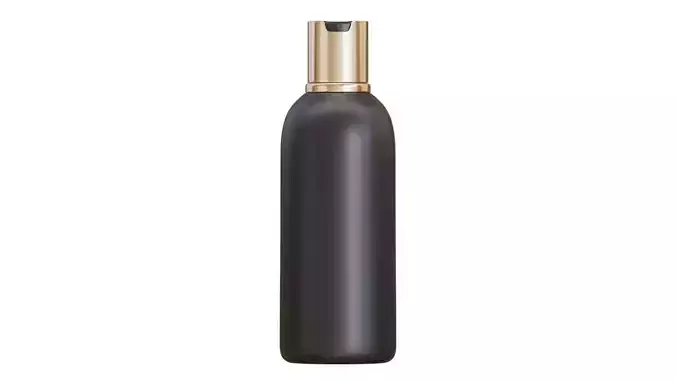 Black Cosmetic Bottle 04 3D model