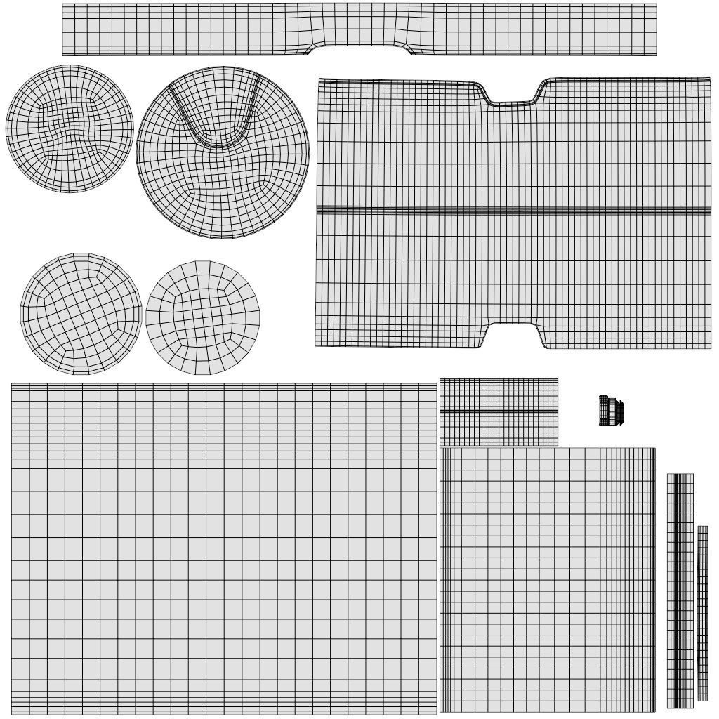 Black Cosmetic Bottle 04 3D model_11