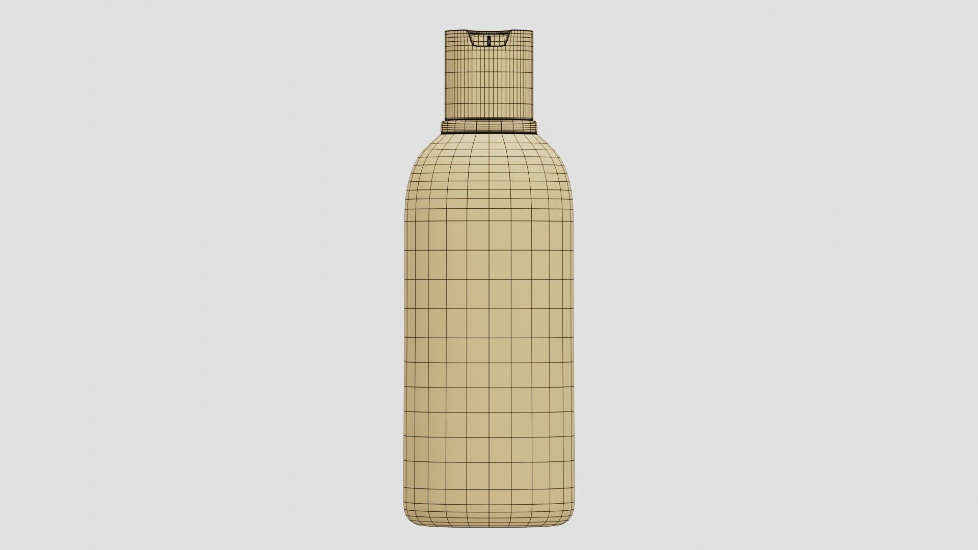 Black Cosmetic Bottle 04 3D model_6