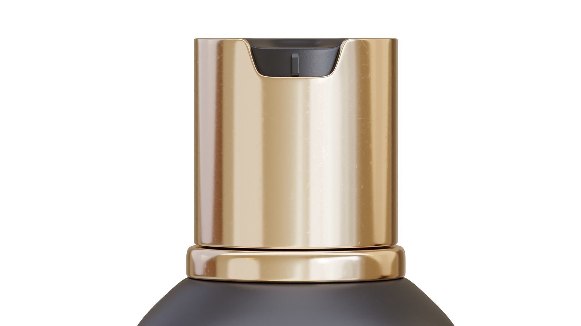 Black Cosmetic Bottle 04 3D model_1