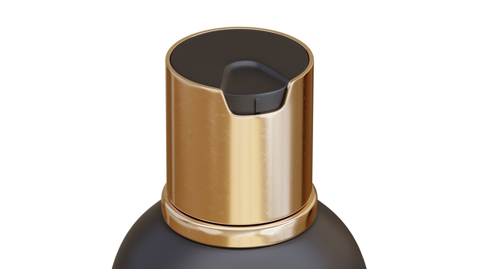 Black Cosmetic Bottle 04 3D model_2