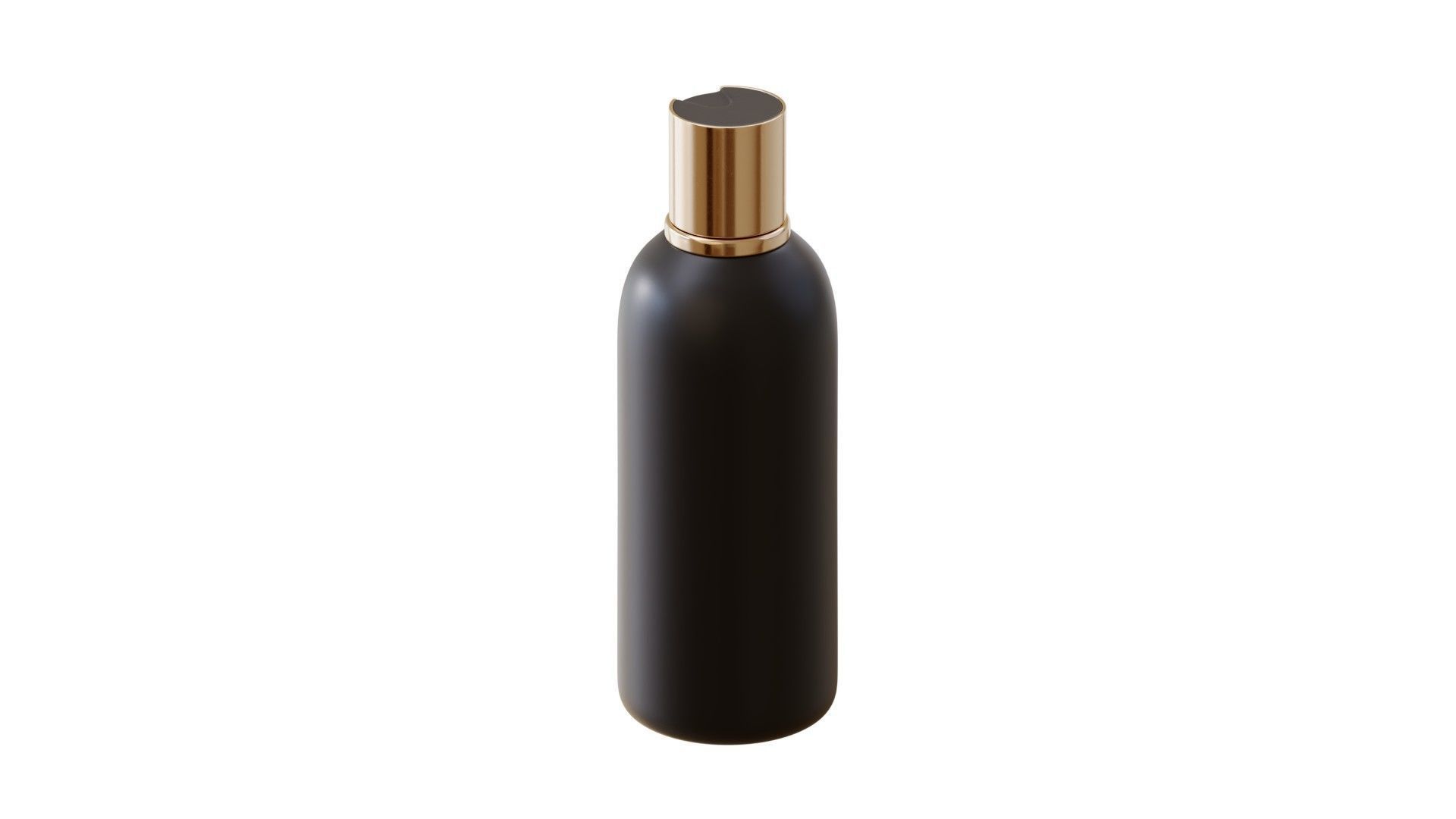 Black Cosmetic Bottle 04 3D model_4