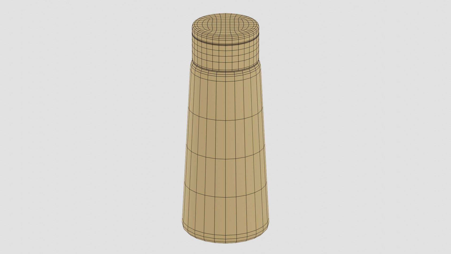 Black Cosmetic Bottle 05 3D model_10