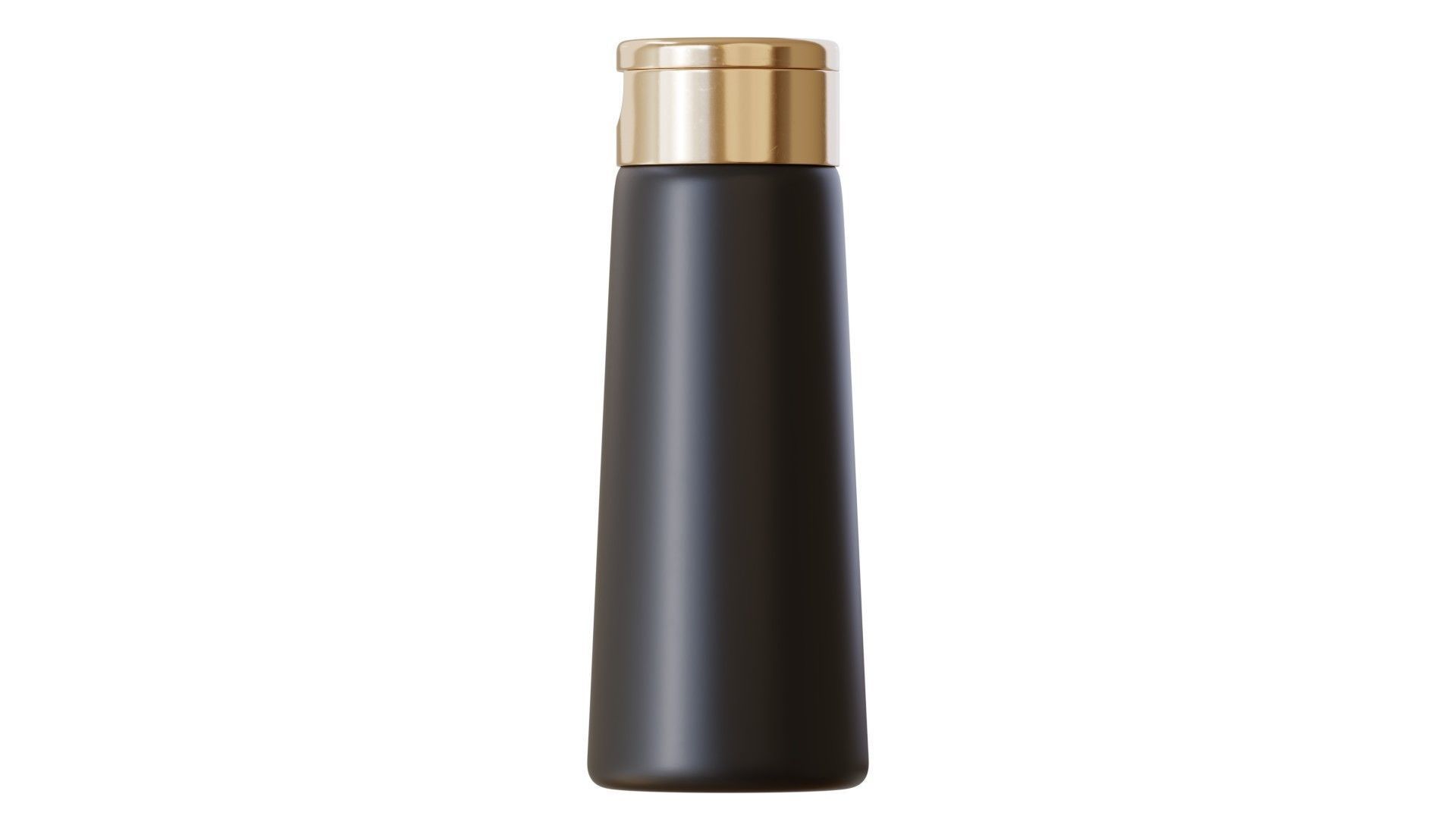 Black Cosmetic Bottle 05 3D model_3