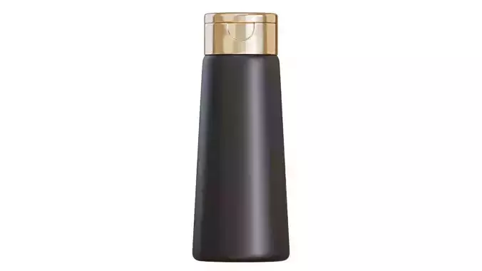 Black Cosmetic Bottle 05 3D model