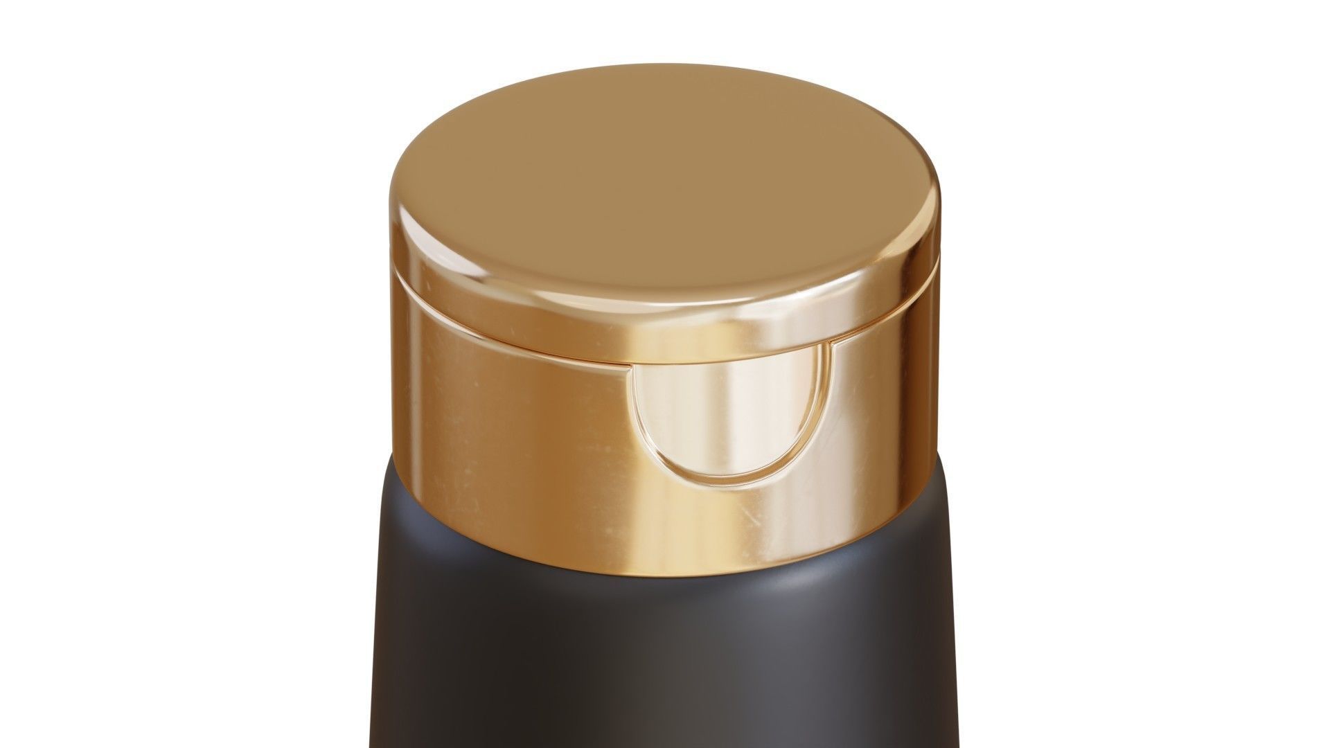 Black Cosmetic Bottle 05 3D model_2