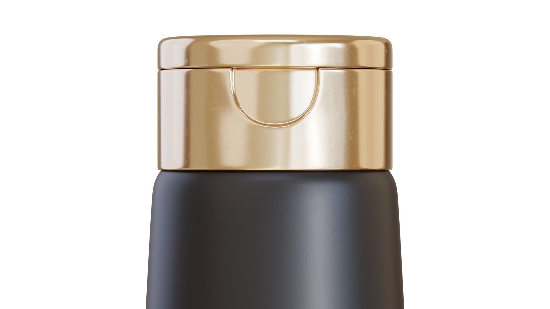 Black Cosmetic Bottle 05 3D model_1