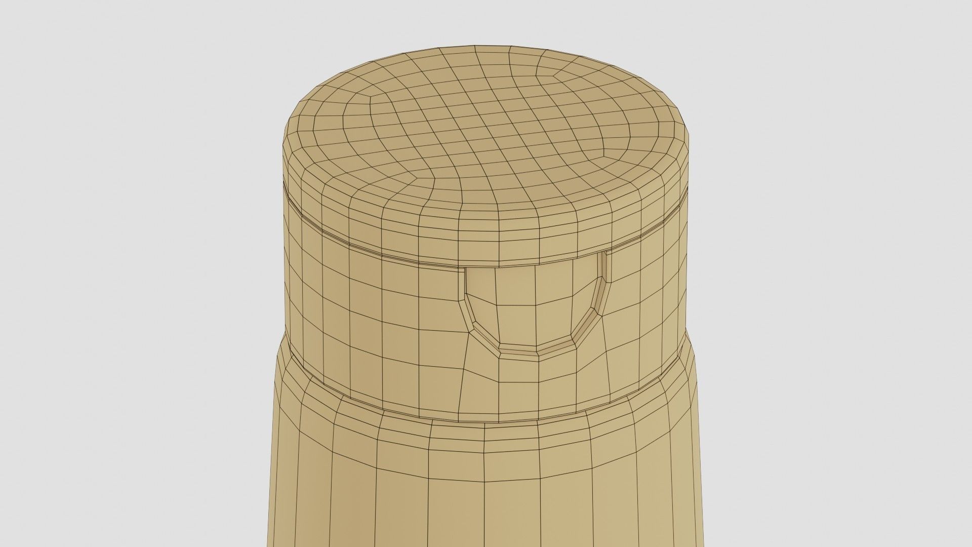 Black Cosmetic Bottle 05 3D model_8