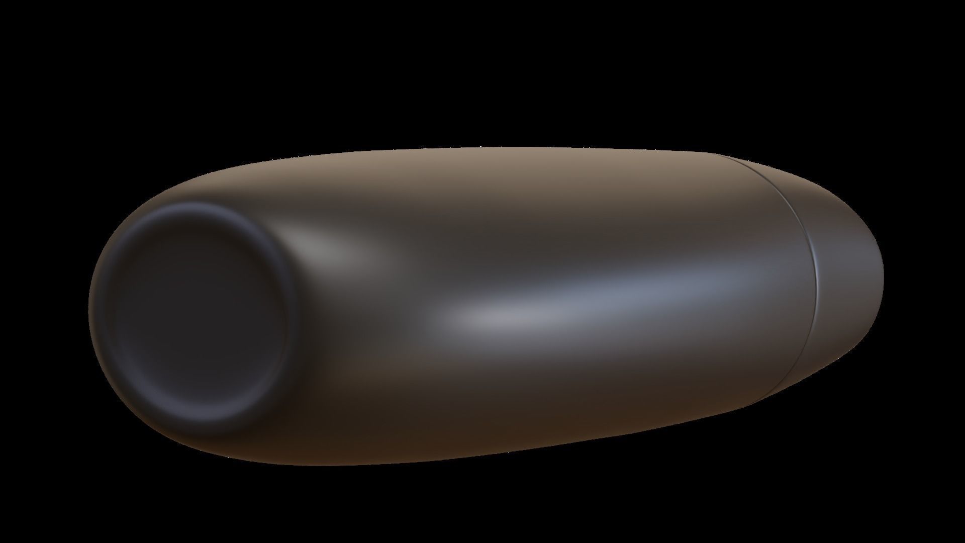 Black Cosmetic Bottle 06 3D model_6