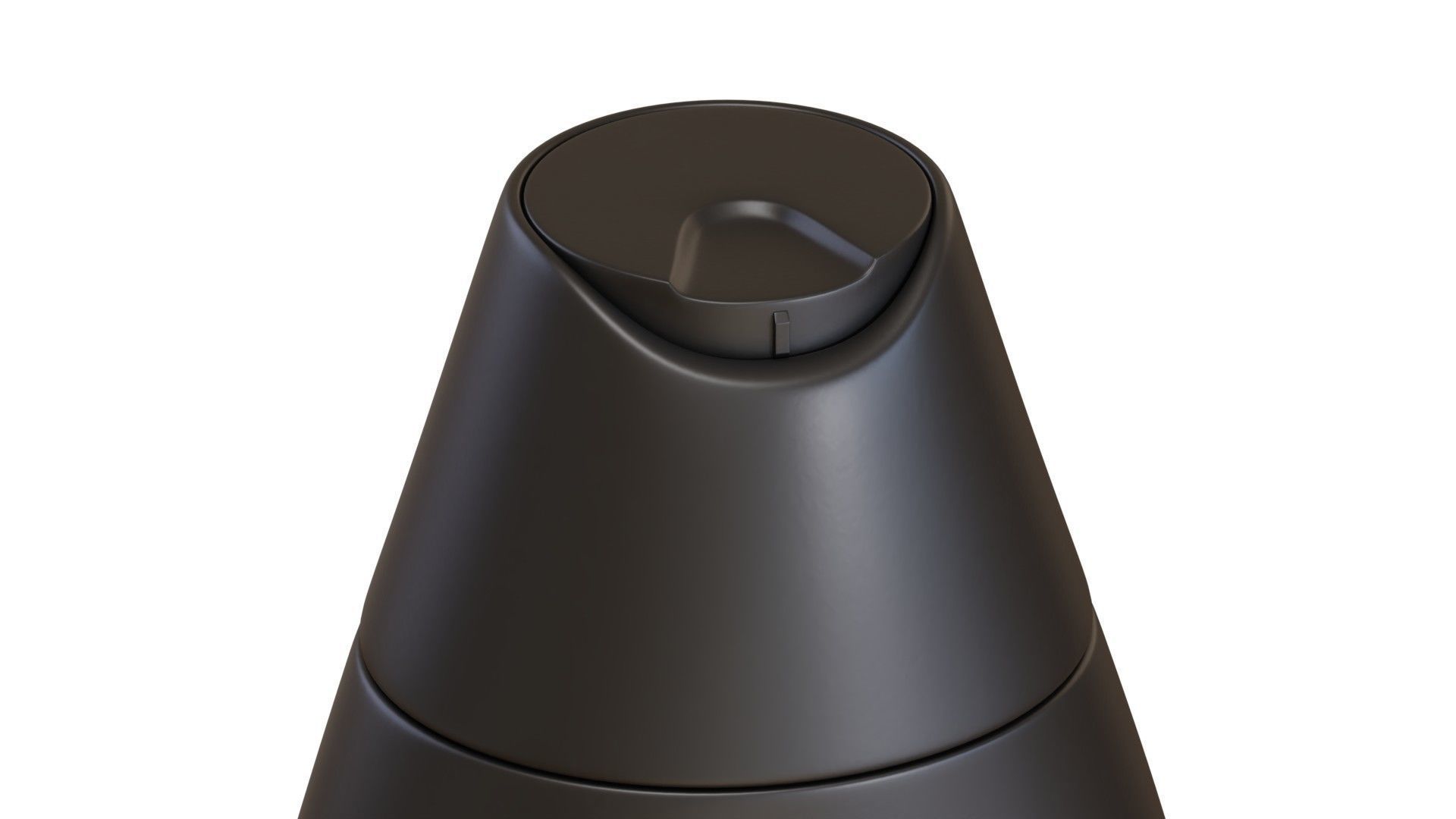 Black Cosmetic Bottle 06 3D model_1